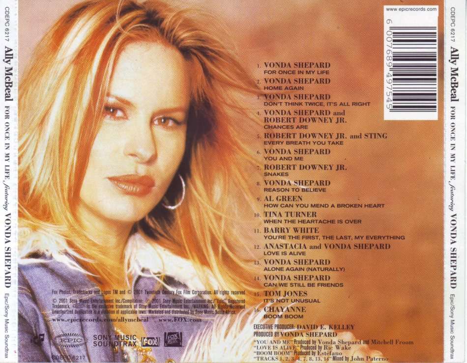 For Once In My Life Soundtrack
